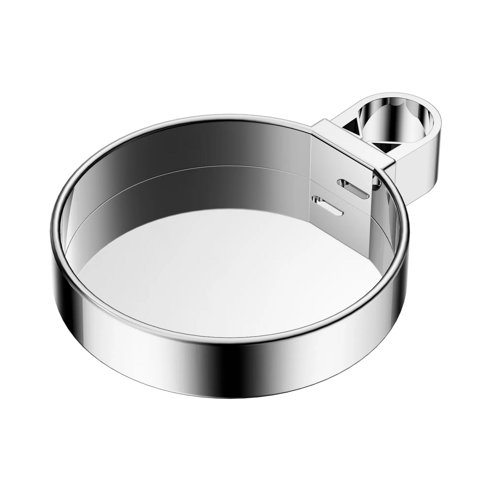 NERO RAIL SHOWER SOAP DISH FOR 25MM SHOWER BAR CHROME