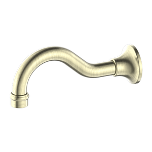 NERO YORK BASIN/ BATH SPOUT 206MM AGED BRASS