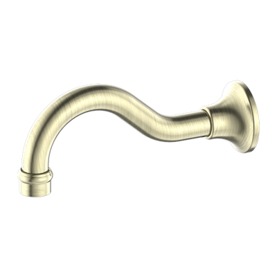 NERO YORK BASIN/ BATH SPOUT 206MM AGED BRASS