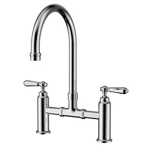 NERO YORK BRIDGE KITCHEN SET 385MM CHROME