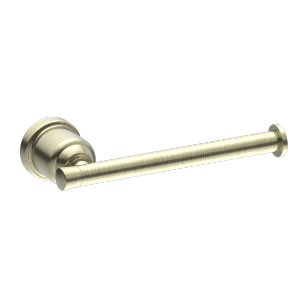 NERO YORK TOILET ROLL HOLDER 187MM AGED BRASS