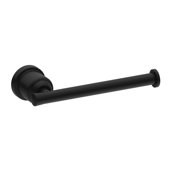 NERO YORK TOILET ROLL HOLDER 187MM MATTE BLACK