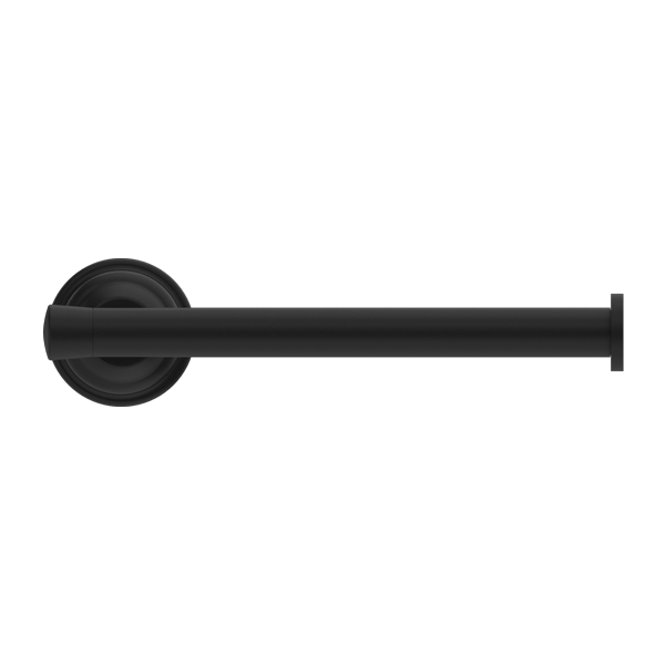 NERO YORK TOILET ROLL HOLDER 187MM MATTE BLACK