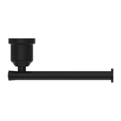 NERO YORK TOILET ROLL HOLDER 187MM MATTE BLACK