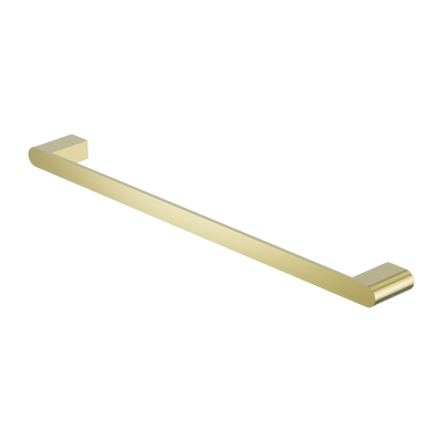 NERO BIANCA NON-HEATED SINGLE TOWEL RAIL BRUSHED GOLD (AVAILABLE IN 600MM AND 800MM)