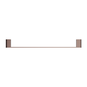 NERO BIANCA NON-HEATED SINGLE TOWEL RAIL BRUSHED BRONZE (AVAILABLE IN 600MM AND 800MM)
