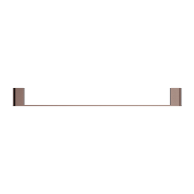 NERO BIANCA NON-HEATED SINGLE TOWEL RAIL BRUSHED BRONZE (AVAILABLE IN 600MM AND 800MM)