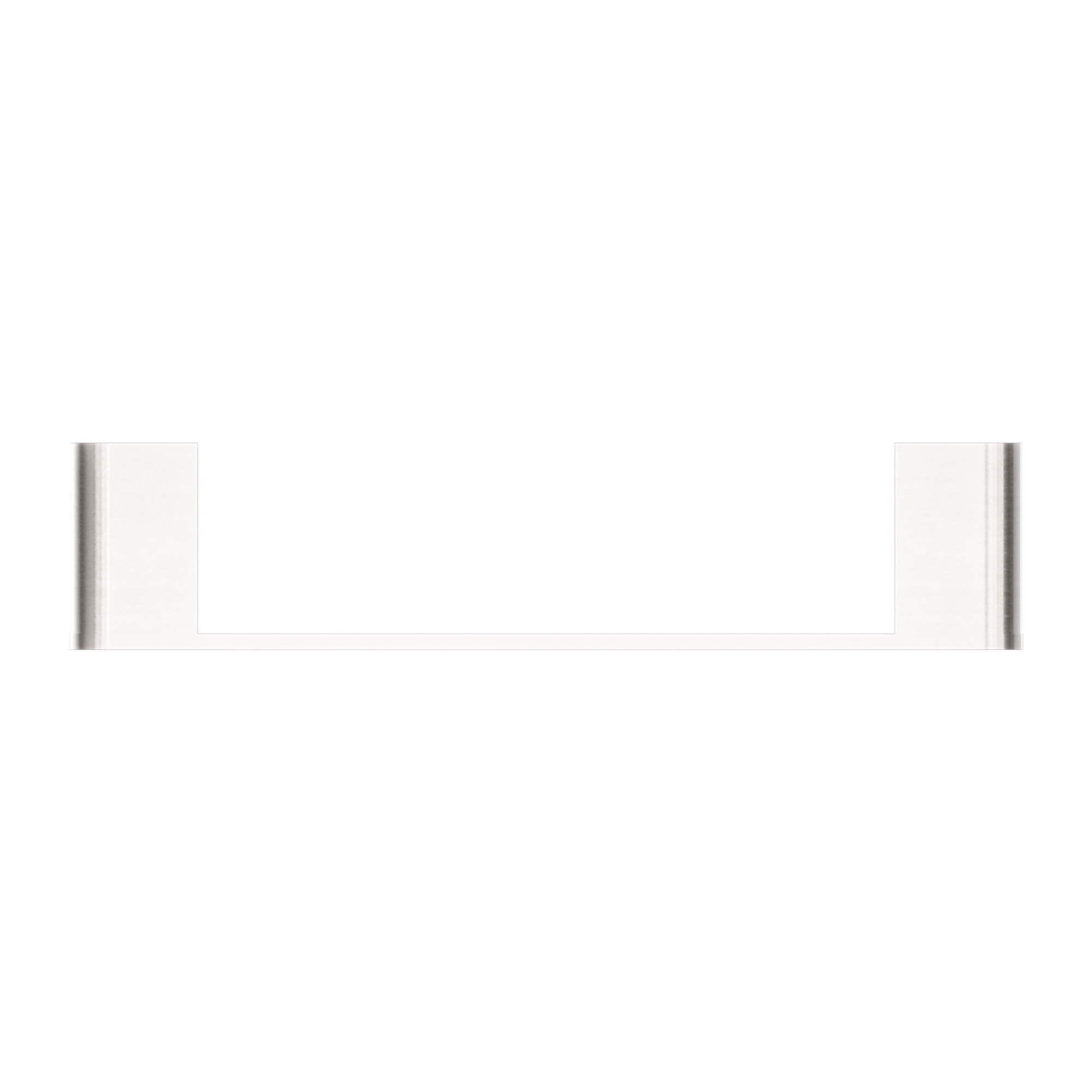 NERO BIANCA HAND TOWEL RAIL 300MM BRUSHED NICKEL