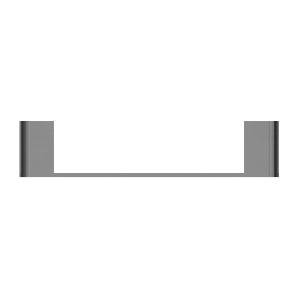 NERO BIANCA HAND TOWEL RAIL 300MM GUN METAL
