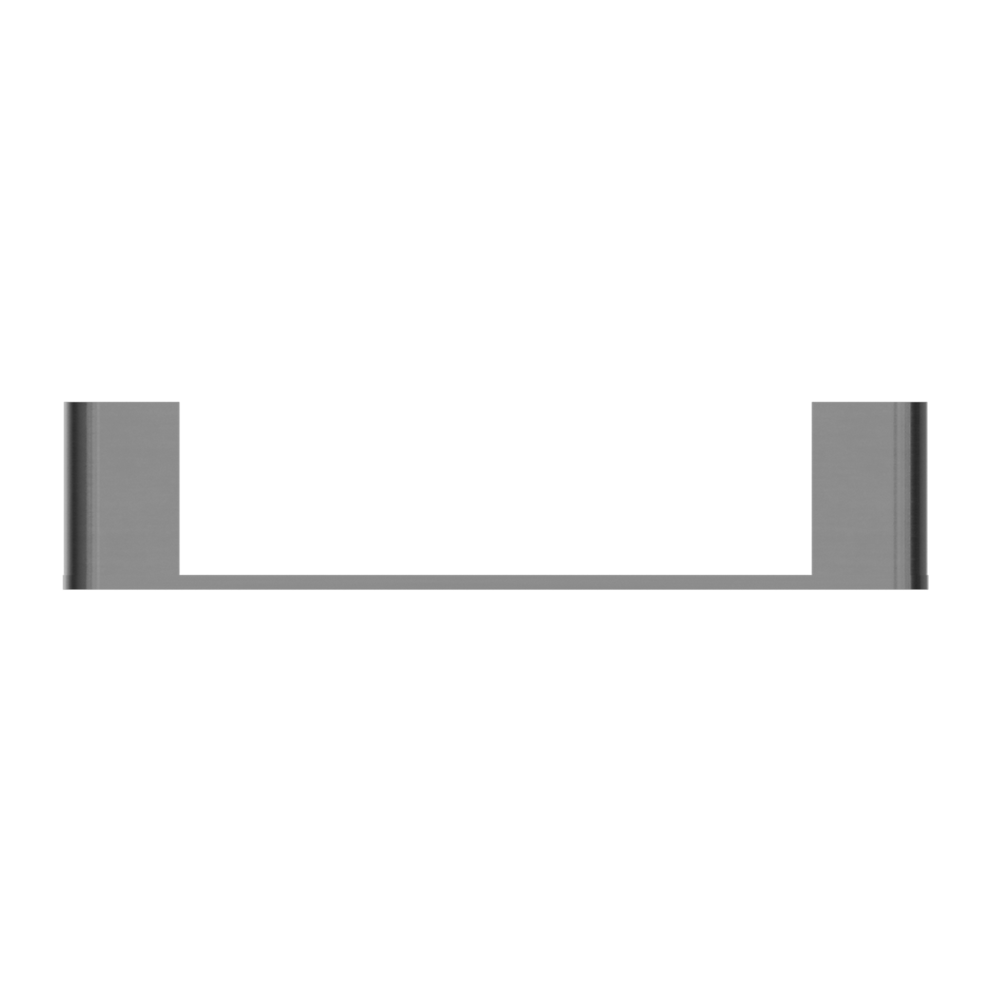 NERO BIANCA HAND TOWEL RAIL 300MM GUN METAL