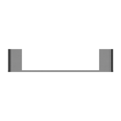 NERO BIANCA HAND TOWEL RAIL 300MM GUN METAL