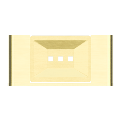 NERO BIANCA SOAP DISH HOLDER 193MM BRUSHED GOLD