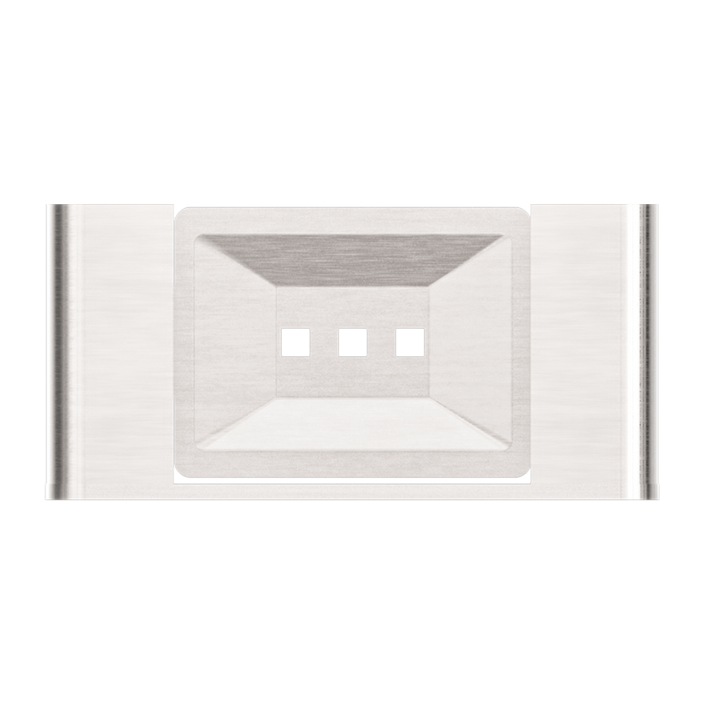 NERO BIANCA SOAP DISH HOLDER 193MM BRUSHED NICKEL