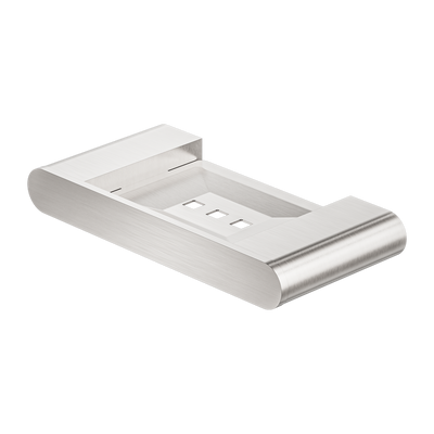 NERO BIANCA SOAP DISH HOLDER 193MM BRUSHED NICKEL