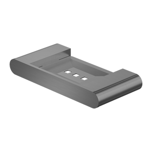 NERO BIANCA SOAP DISH HOLDER 193MM GUN METAL