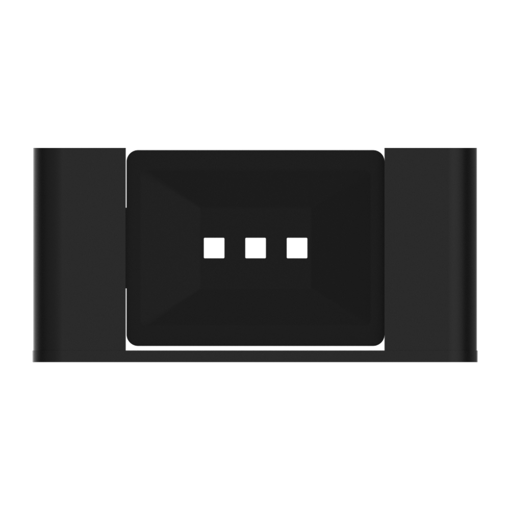 NERO BIANCA SOAP DISH HOLDER 193MM MATTE BLACK
