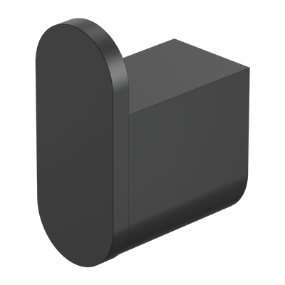 NERO BIANCA ROBE HOOK 45MM MATTE BLACK