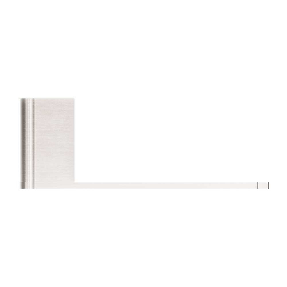 NERO BIANCA TOILET ROLL HOLDER 180MM BRUSHED NICKEL