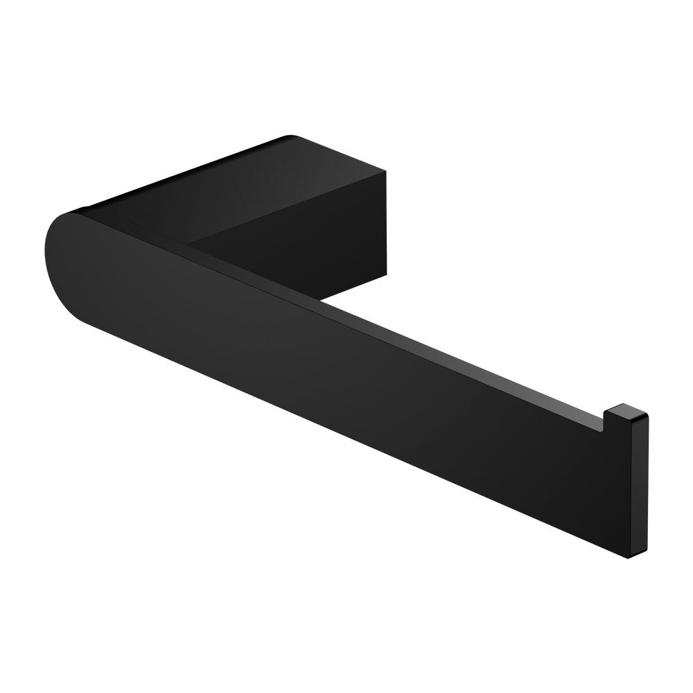 NERO BIANCA TOILET ROLL HOLDER 180MM MATTE BLACK