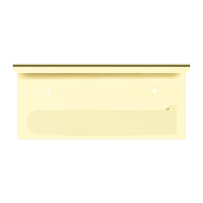 NERO BIANCA TOILET ROLL HOLDER WITH PHONE HOLDER 185MM BRUSHED GOLD