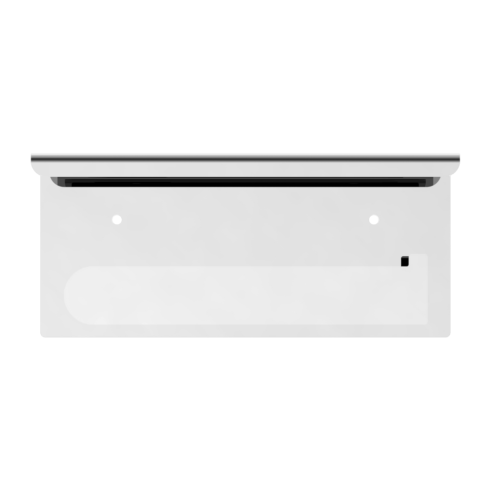 NERO BIANCA TOILET ROLL HOLDER WITH PHONE HOLDER 185MM CHROME