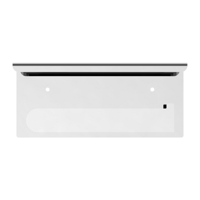 NERO BIANCA TOILET ROLL HOLDER WITH PHONE HOLDER 185MM CHROME