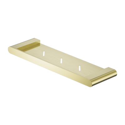 NERO BIANCA METAL SHOWER SHELF 423MM BRUSHED GOLD