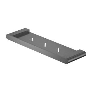 NERO BIANCA METAL SHOWER SHELF 423MM GUN METAL