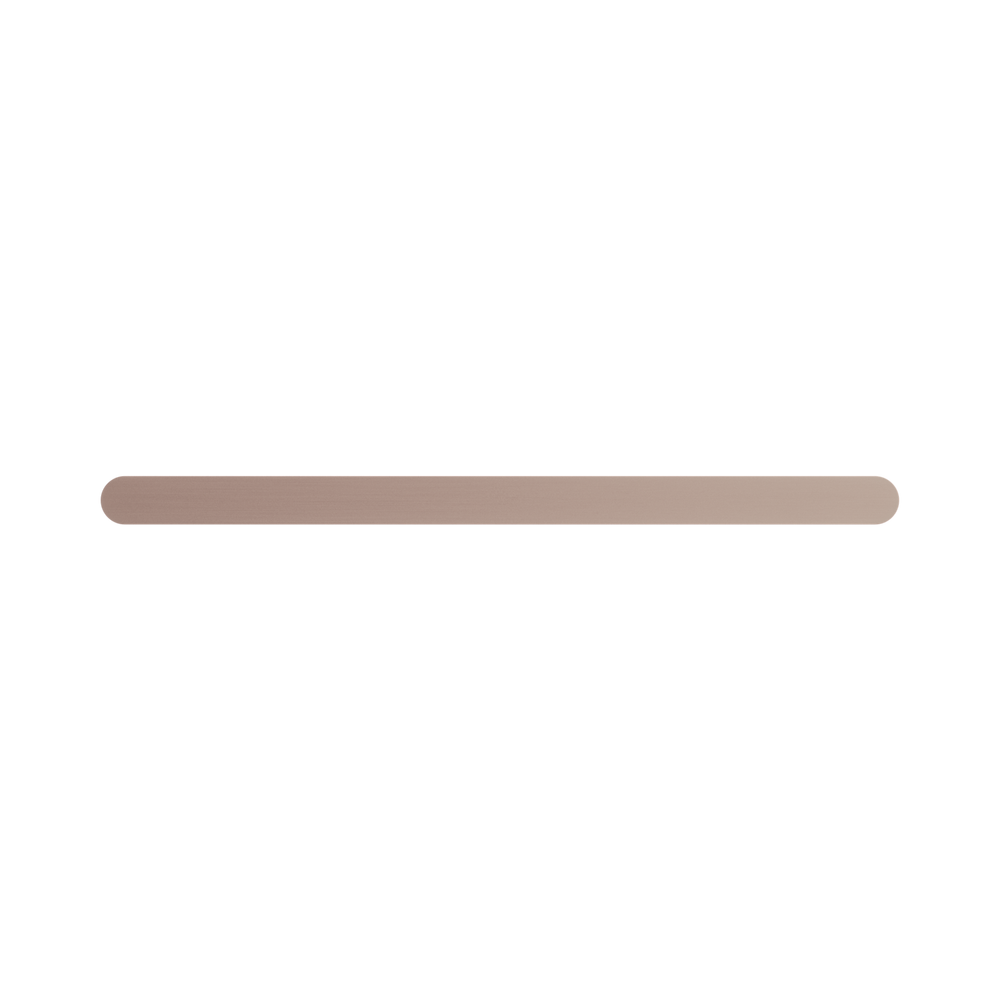 NERO BIANCA METAL SHOWER SHELF 423MM BRUSHED BRONZE