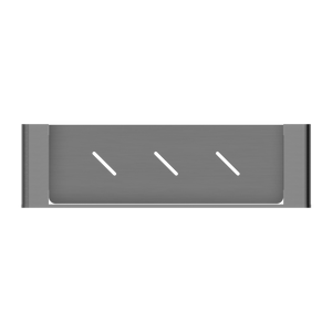 NERO BIANCA METAL SHOWER SHELF 423MM GUN METAL