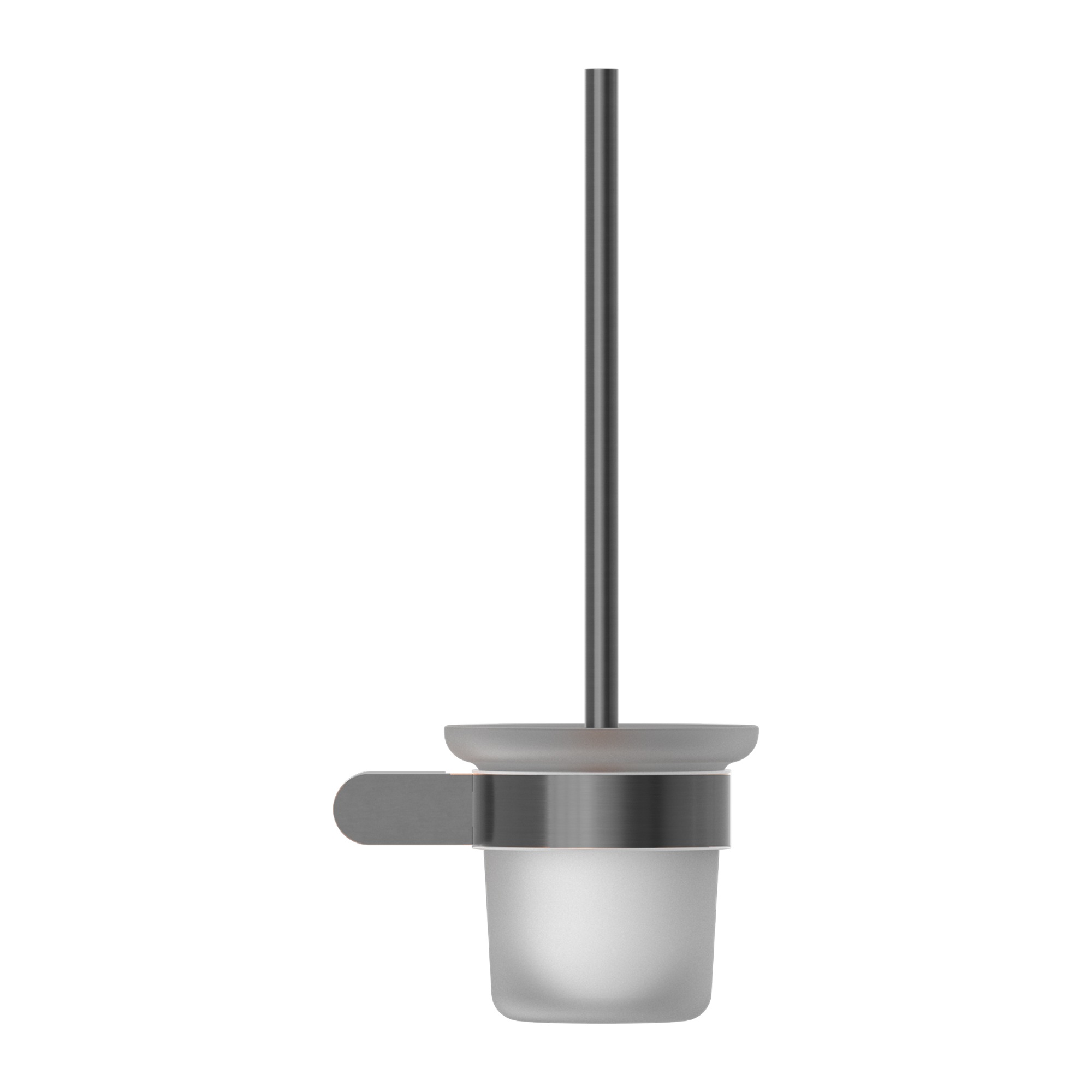 NERO BIANCA TOILET BRUSH HOLDER 342MM GUN METAL