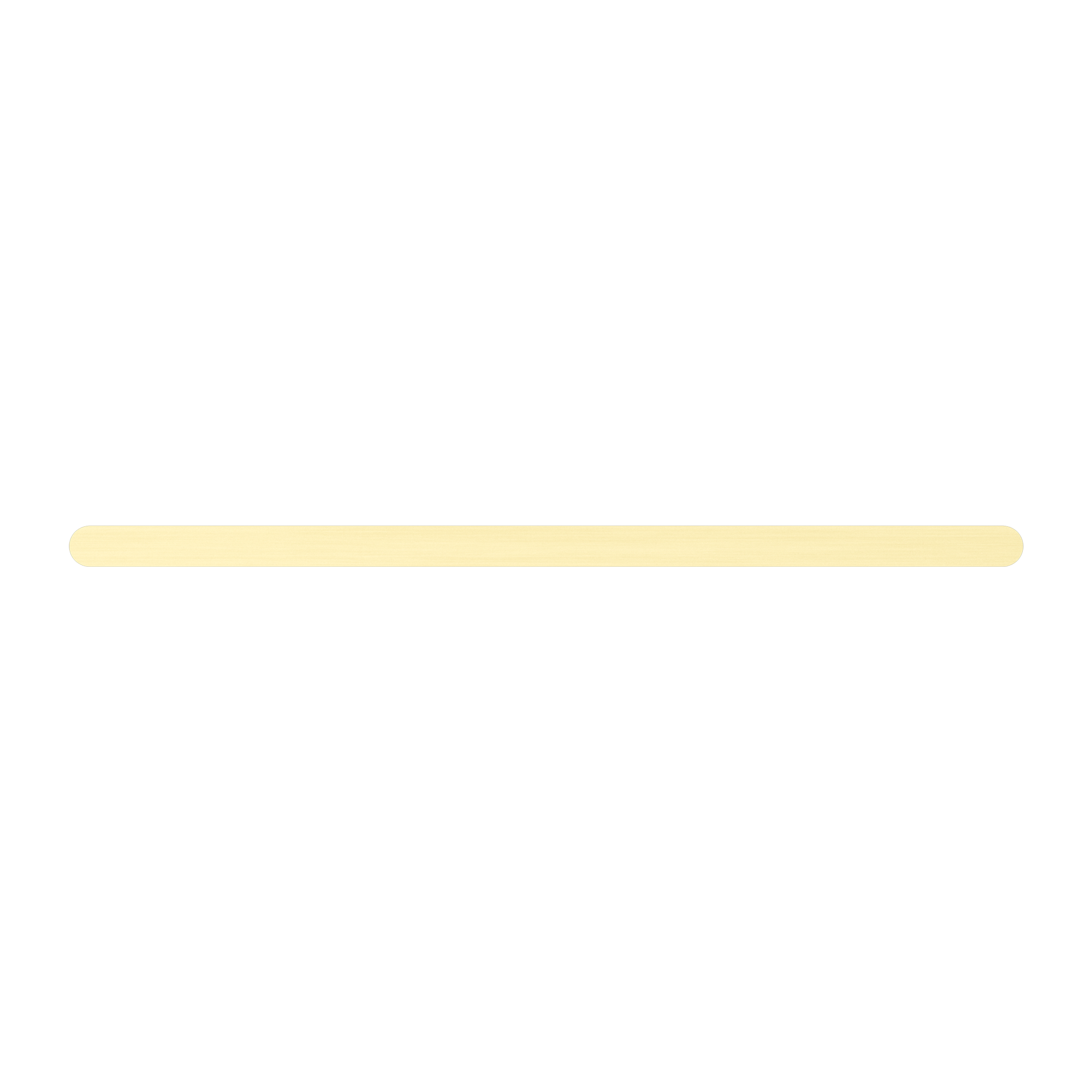 NERO BIANCA NON-HEATED TOWEL RACK 600MM BRUSHED GOLD