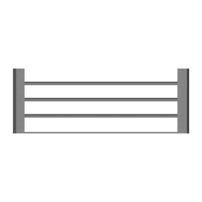 NERO BIANCA NON-HEATED TOWEL RACK 600MM GUN METAL