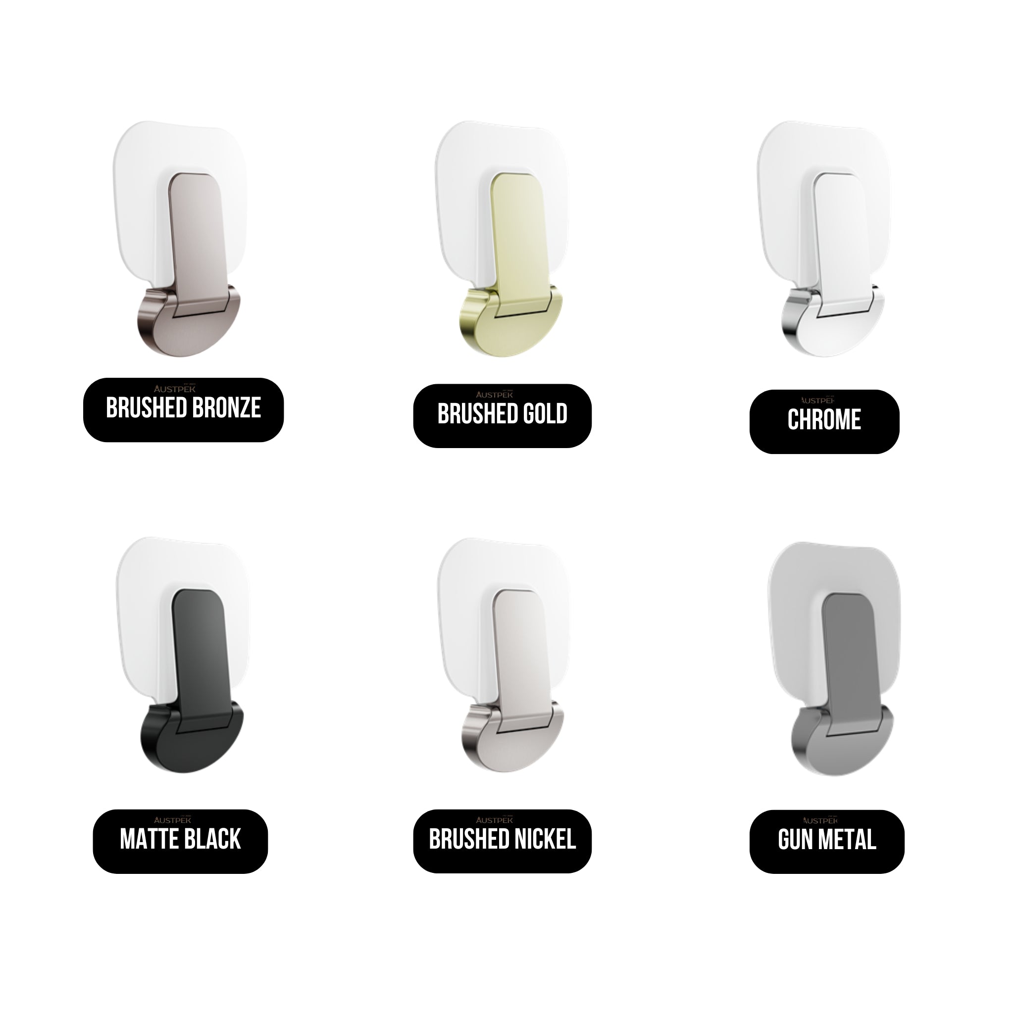 NERO MECCA CARE SHOWER SEAT 400MM BRUSHED GOLD