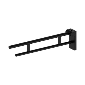 NERO MECCA CARE FOLDABLE TOILET SUPPORT ARM 808MM MATTE BLACK