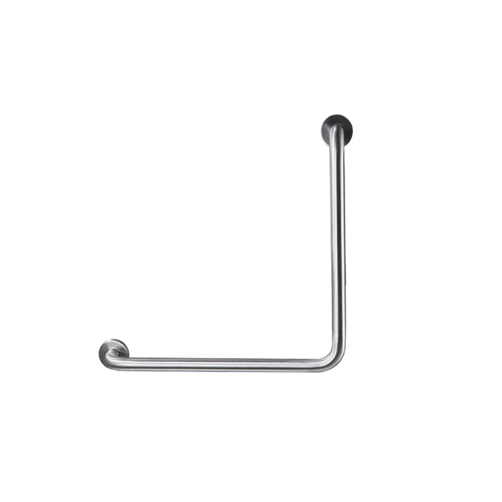 NERO CLASSIC CARE SS304 RIGHT ANGLE GRAB BAR WITH CONCEALED FIXING 450MM CHROME