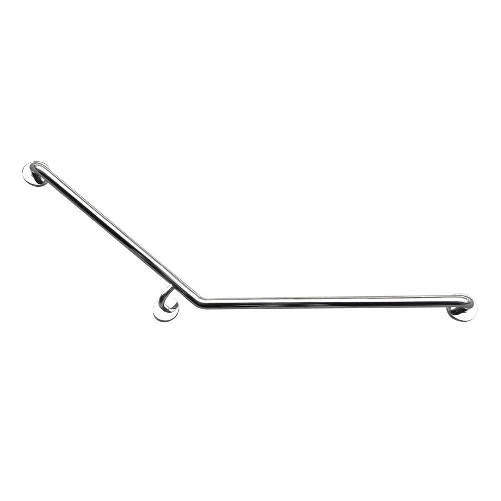 NERO CLASSIC CARE SS304 140 DEGREES LEFT HAND 800MM CHROME