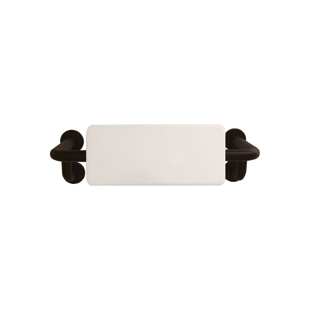 NERO CLASSIC CARE SS304 BACK REST 560MM MATTE BLACK