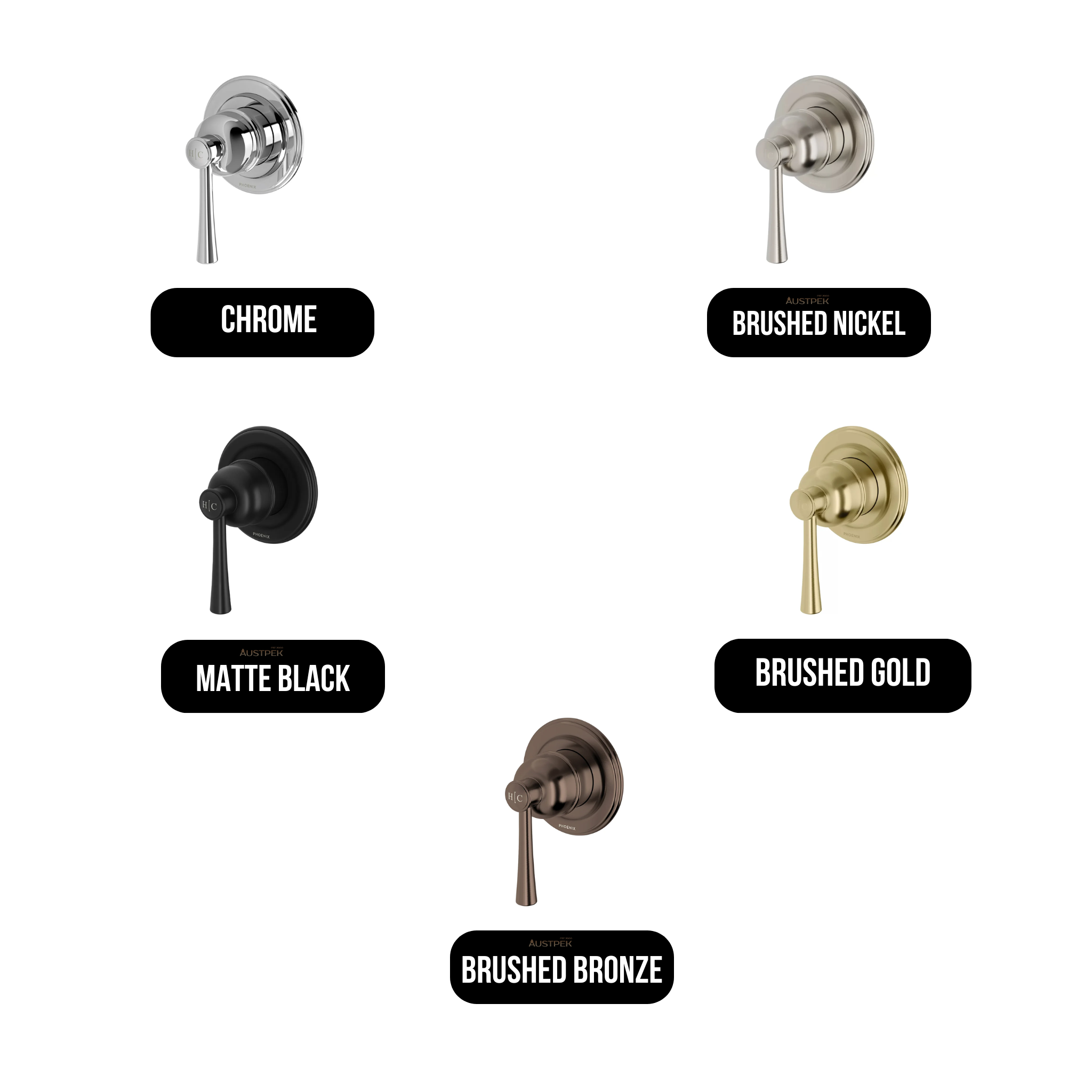PHOENIX CROMFORD SWITCHMIX SHOWER AND WALL MIXER CHROME