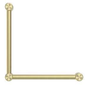 NERO MECCA CARE 32MM TOILET GRAB RAIL 90° 450X450MM BRUSHED GOLD