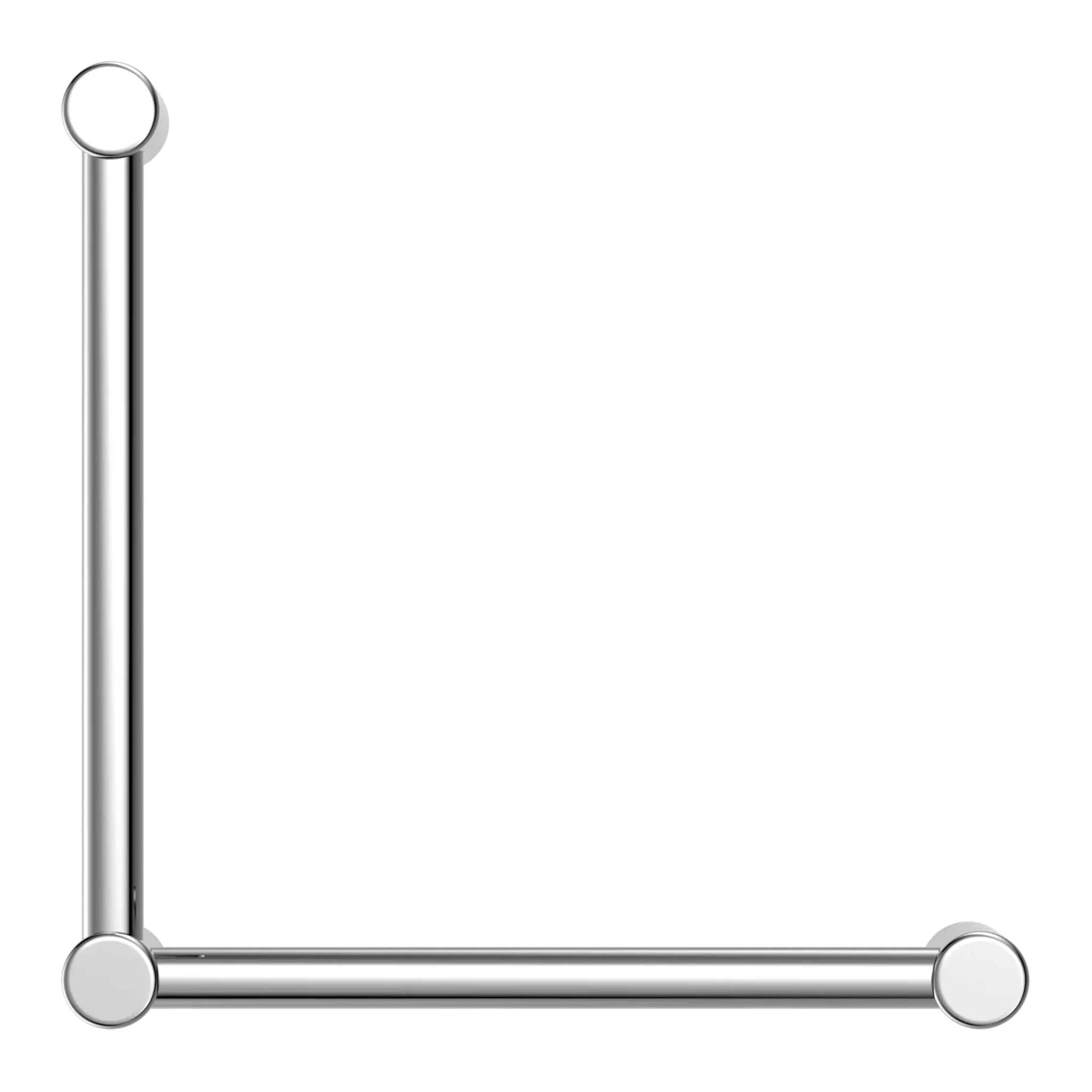 NERO MECCA CARE 32MM TOILET GRAB RAIL 90° 450X450MM CHROME