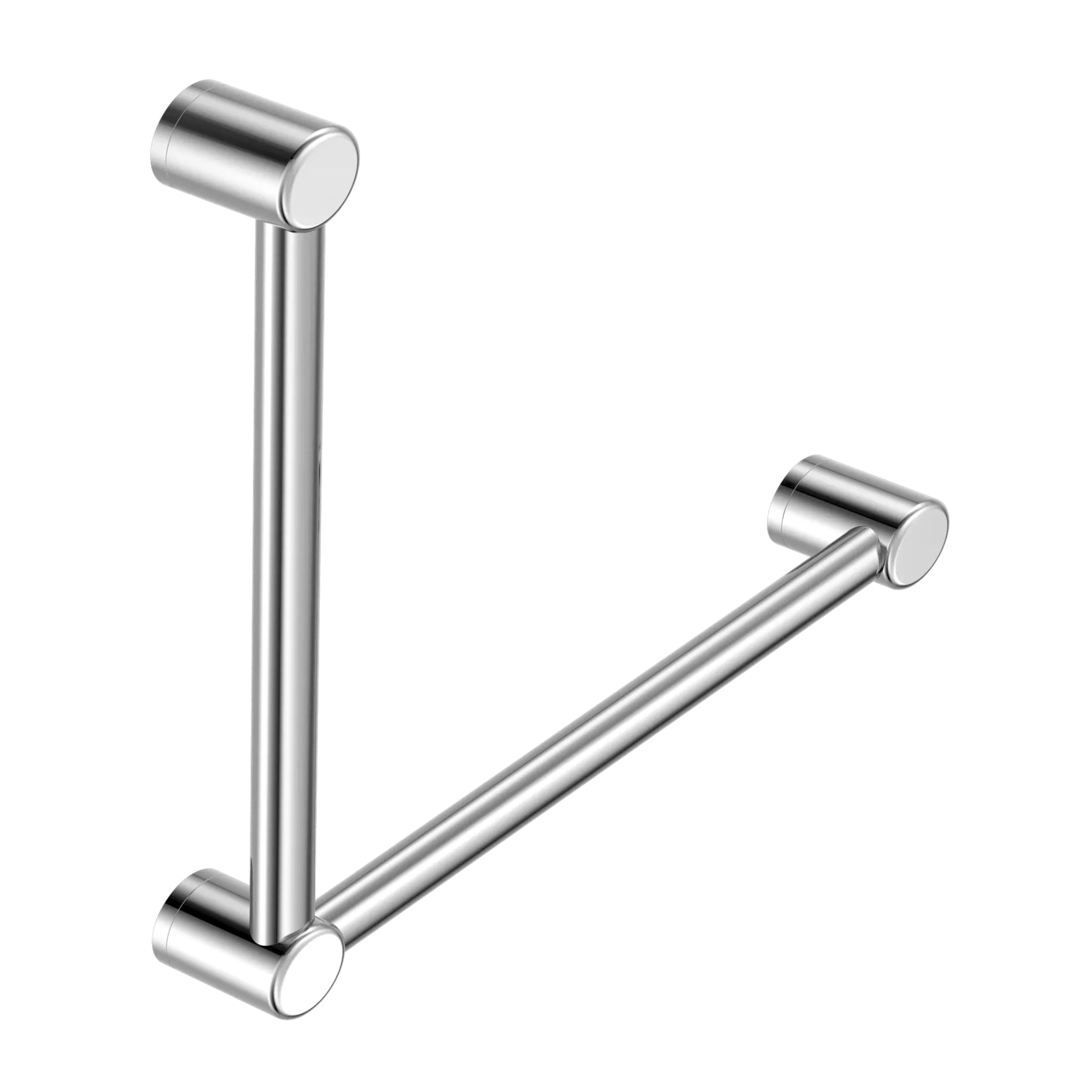 NERO MECCA CARE 32MM TOILET GRAB RAIL 90° 450X450MM CHROME
