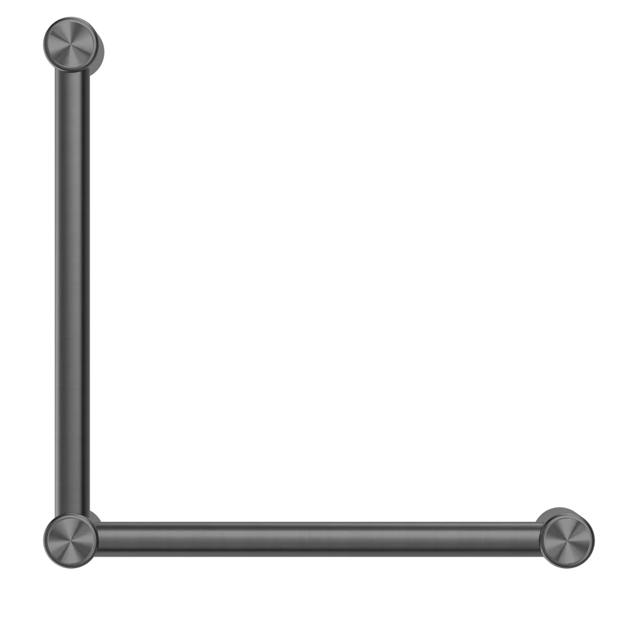 NERO MECCA CARE 32MM TOILET GRAB RAIL 90° 450X450MM GUN METAL