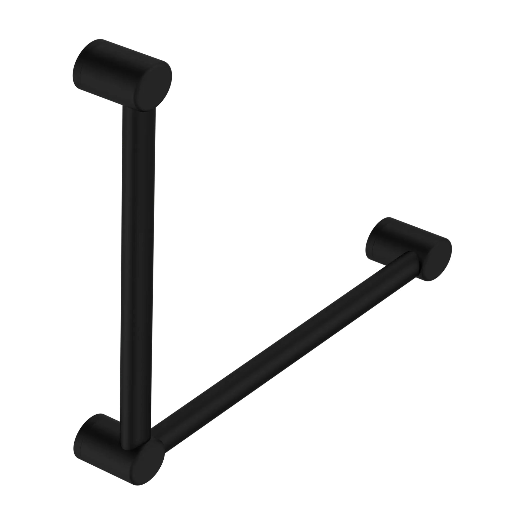 NERO MECCA CARE 32MM TOILET GRAB RAIL 90° 450X450MM MATTE BLACK