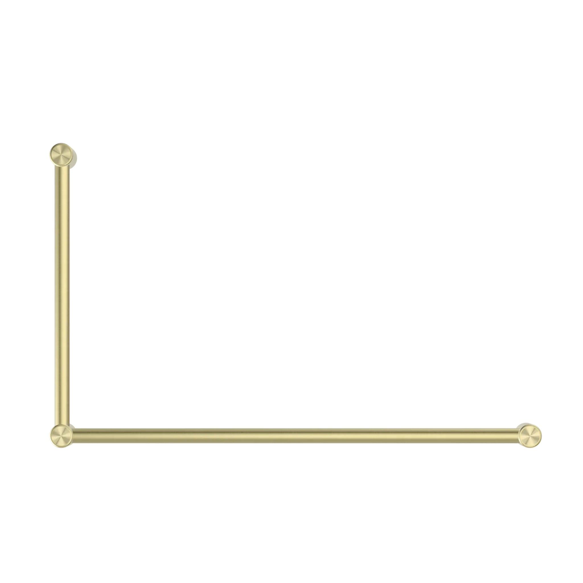 NERO MECCA CARE 32MM DDA ACCESSIBLE TOILET GRAB RAIL SET 90 DEGREE 600X1000MM BRUSHED GOLD