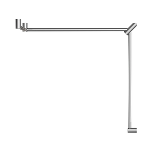 NERO MECCA CARE 32MM DDA ACCESSIBLE TOILET GRAB RAIL SET 90 DEGREE CONTINUOUS 600X1065X1025MM CHROME