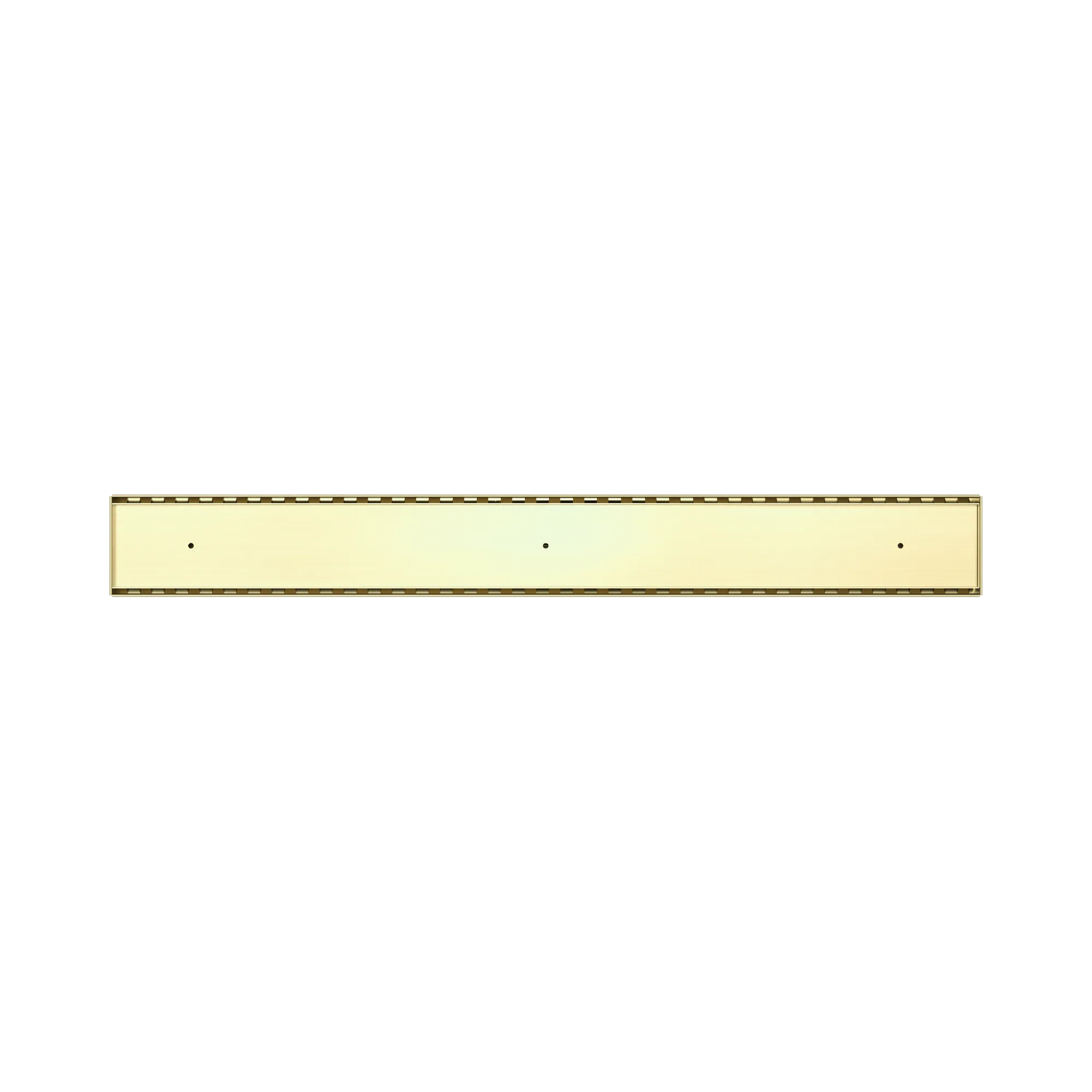 NERO TILE INSERT V CHANNEL 900X106MM FLOOR GRATE WITHOUT OUTLET BRUSHED GOLD