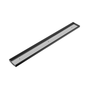 NERO TILE INSERT V CHANNEL 900X106MM FLOOR GRATE WITHOUT OUTLET GUN METAL