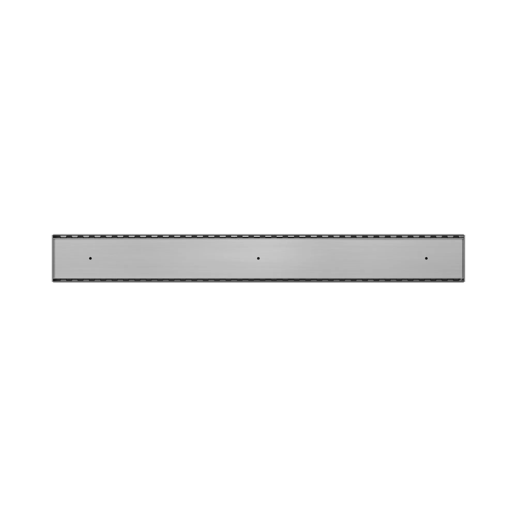 NERO TILE INSERT V CHANNEL 900X106MM FLOOR GRATE WITHOUT OUTLET GUN METAL