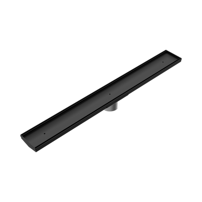 NERO V CHANNEL TILE INSERT FLOOR GRATE 900MM MATTE BLACK (AVAILABLE IN 90MM AND 80MM OUTLET)